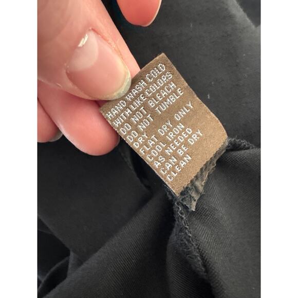 J.McLauglin Leopard Print Peter Pan Collar Mini Dress Black Size Small - Picture 9 of 10